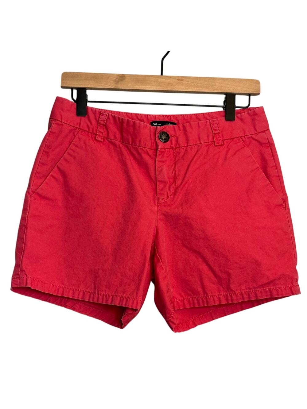 GAP Pink Chino Shorts Women’s 4 Cotton Canvas Casual Summer